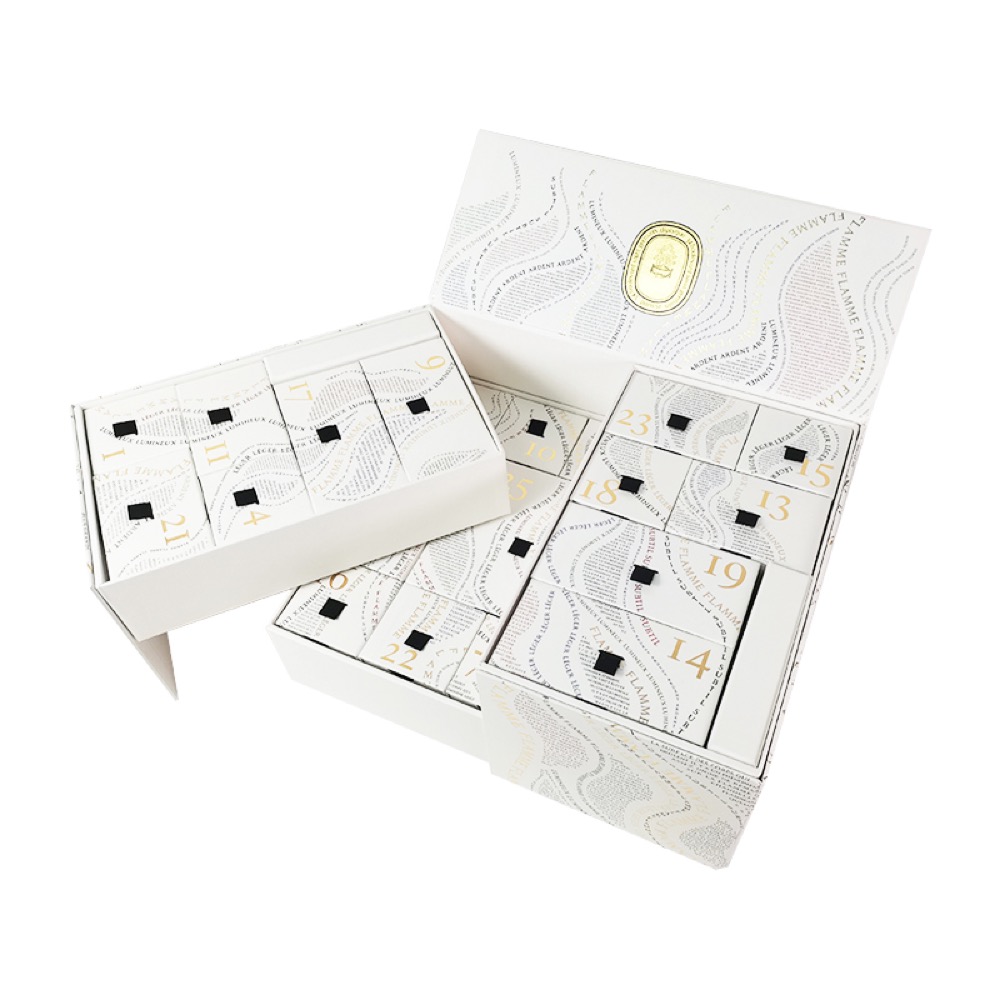 White Luxury Drawer Advent Calendar Box Thumbnail 6