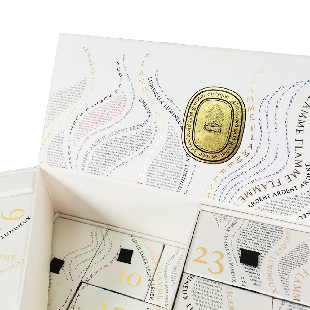 White Luxury Drawer Advent Calendar Box Thumbnail 9