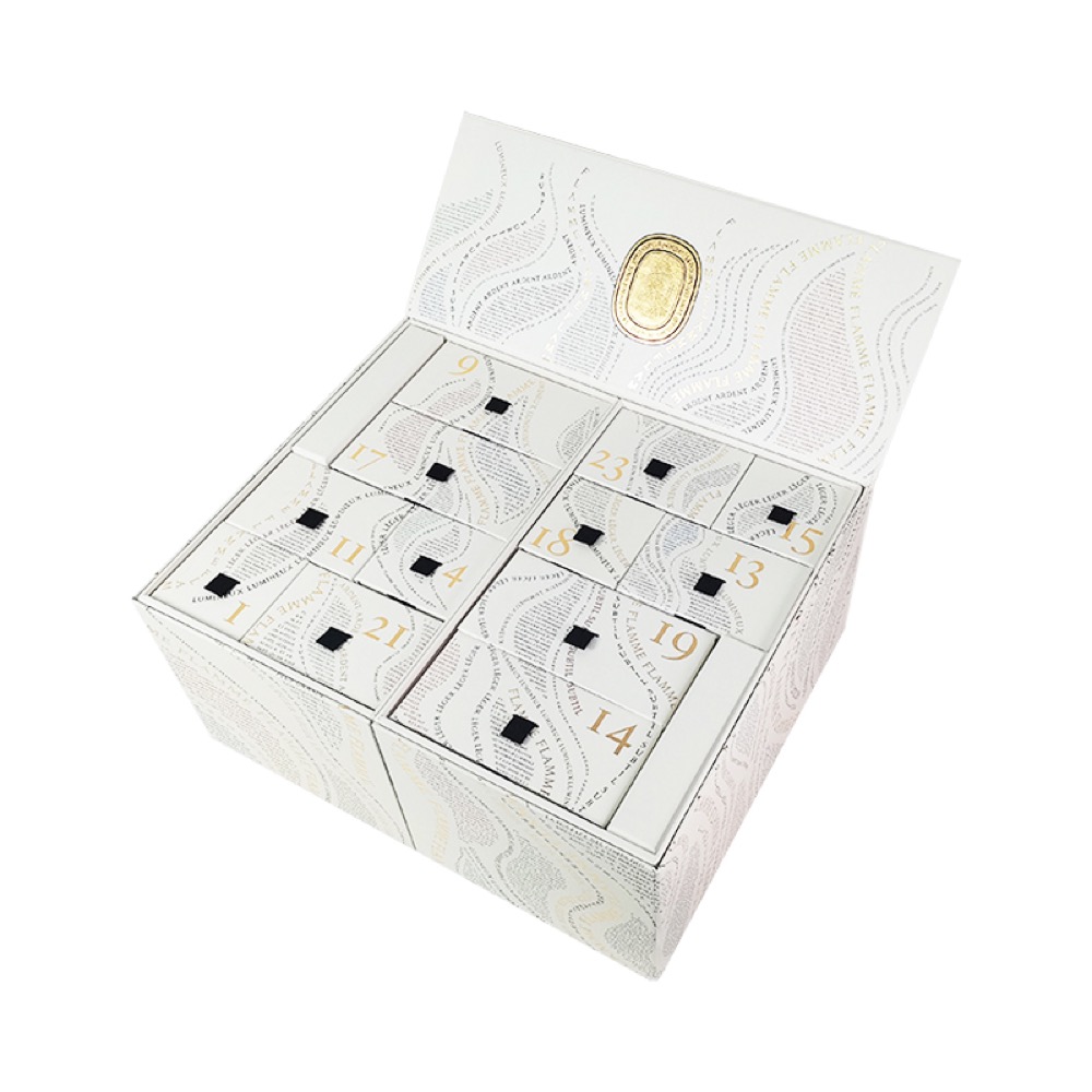 White Luxury Drawer Advent Calendar Box Thumbnail 10