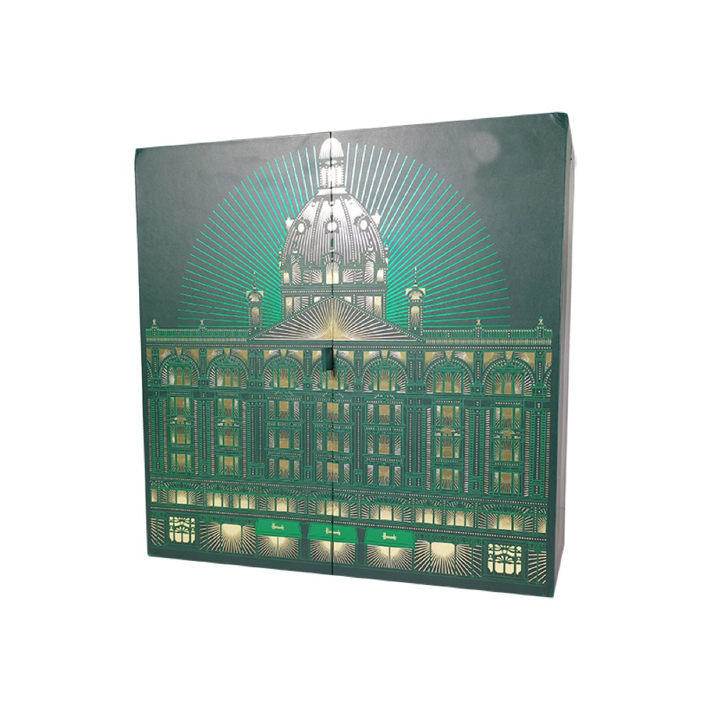 Dark Green Premium Advent Calendar Gift Set Box