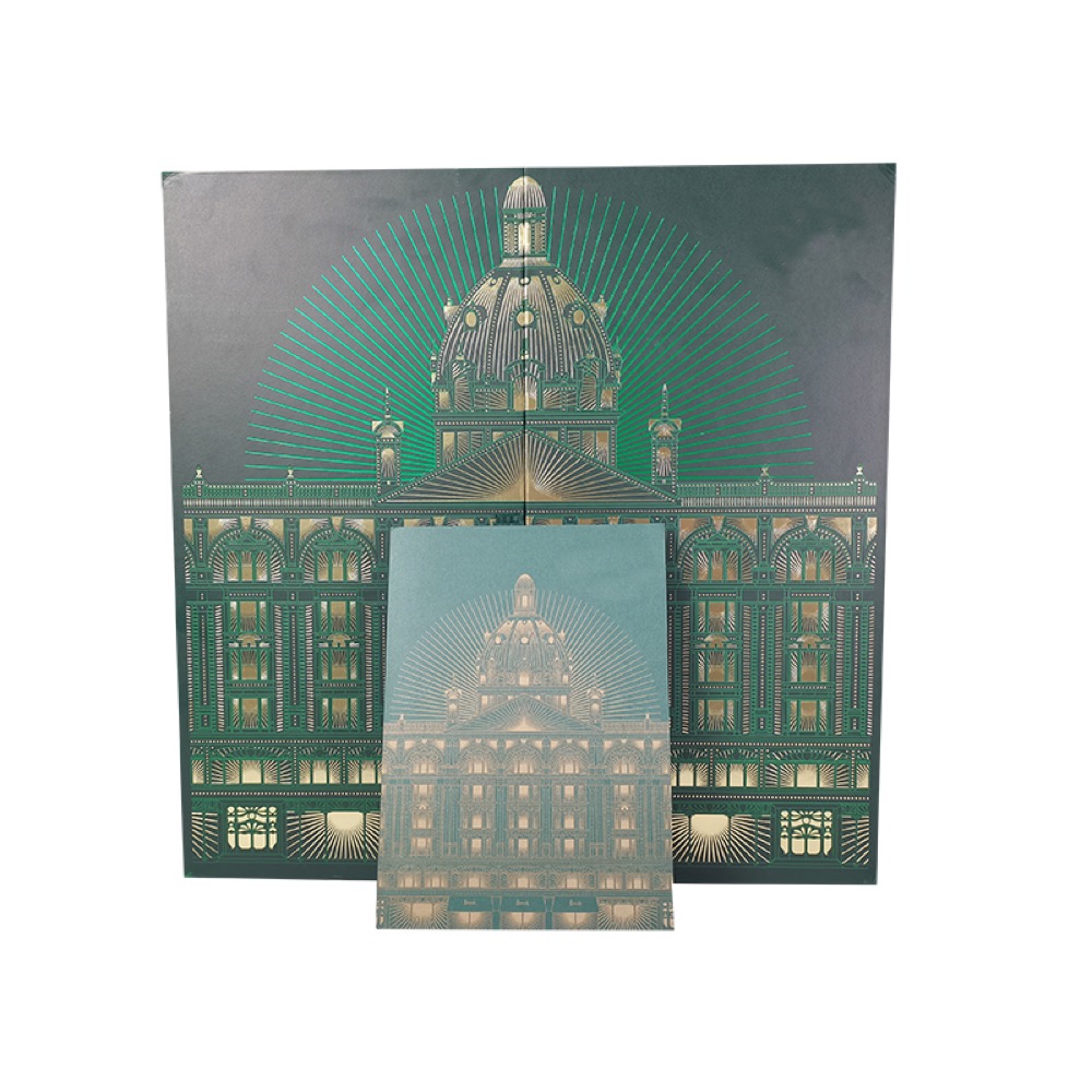 Dark Green Premium Advent Calendar Gift Set Box Thumbnail 4