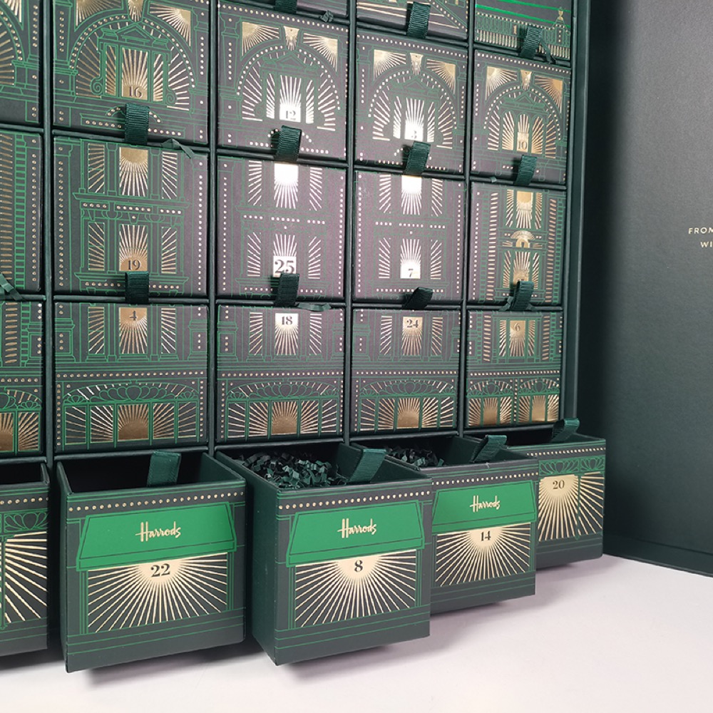Dark Green Premium Advent Calendar Gift Set Box Thumbnail 8