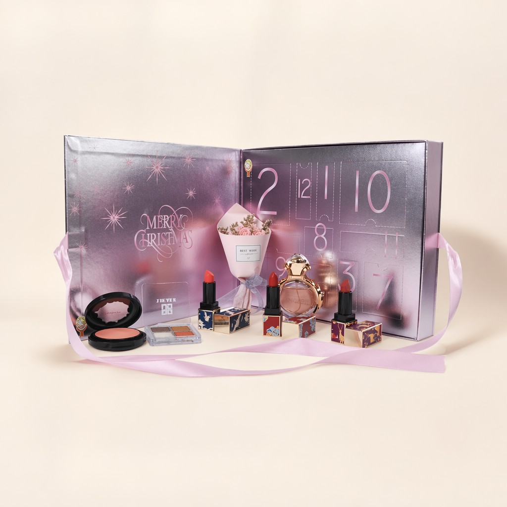 Pink Nutcracker Advent Calendar Box