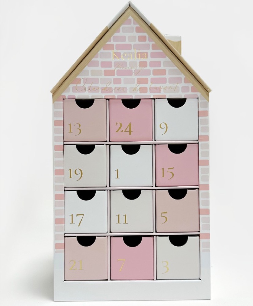 Small House Shape Advent Calendar Box