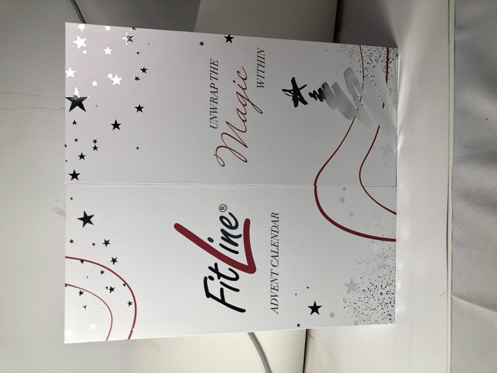White Red Drawer Advent Calendar Box