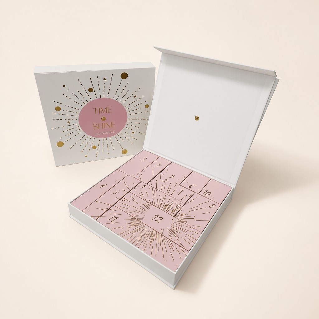 Round Rotating Advent Calendar Box