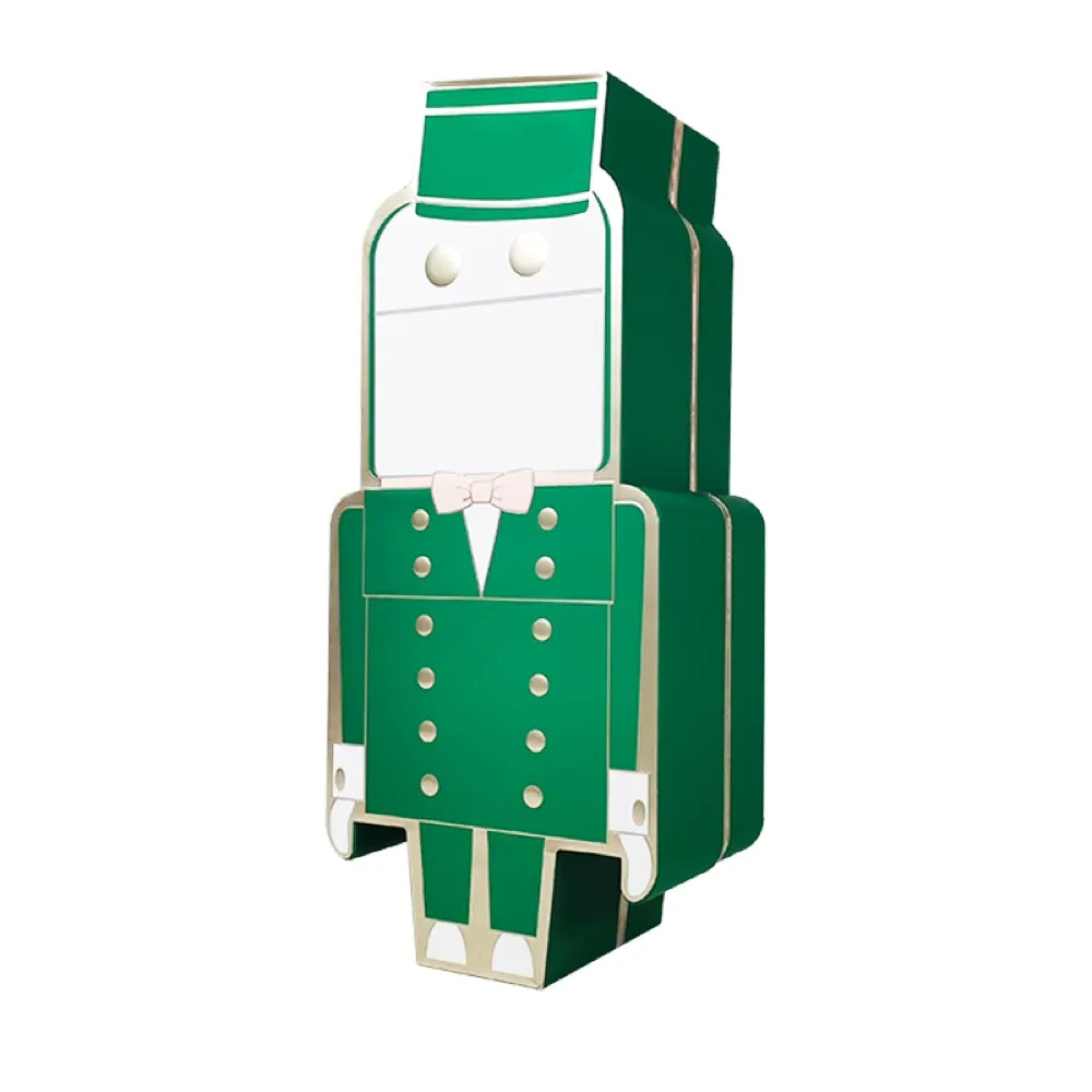 Green Custom Shape Advent Calendar Box Thumbnail 2
