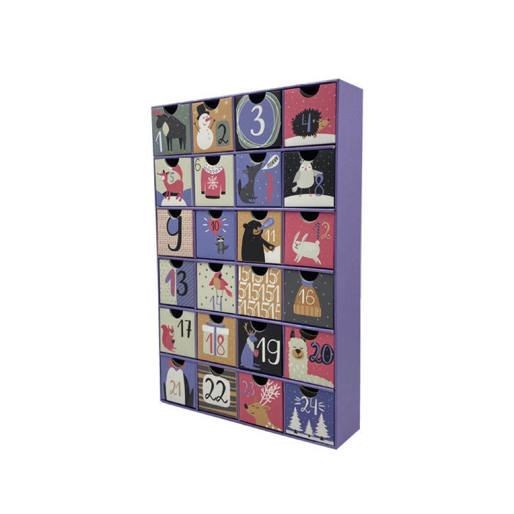 Classic 24-Day Drawer Advent Calendar Box Thumbnail 2