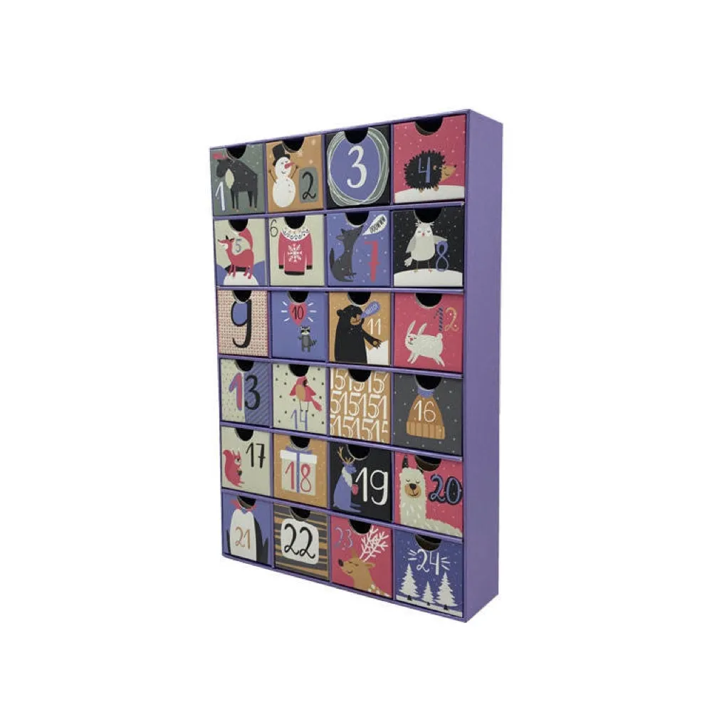 Classic 24-Day Drawer Advent Calendar Box Thumbnail 4