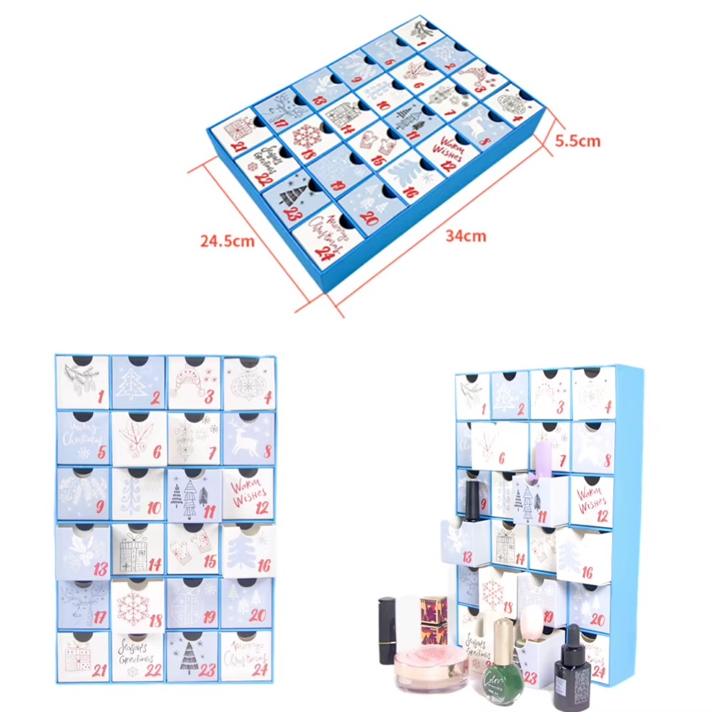 Classic 24-Day Drawer Advent Calendar Box Thumbnail 3