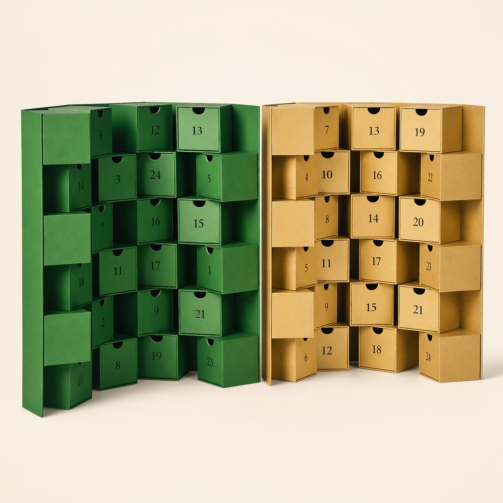Gold Bar Advent Calendar Box