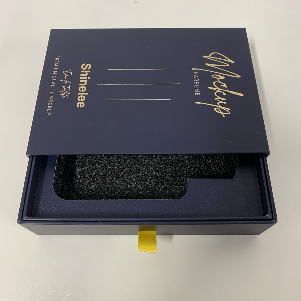 Premium Magenta Ribbon Drawer Perfume Box Thumbnail 9