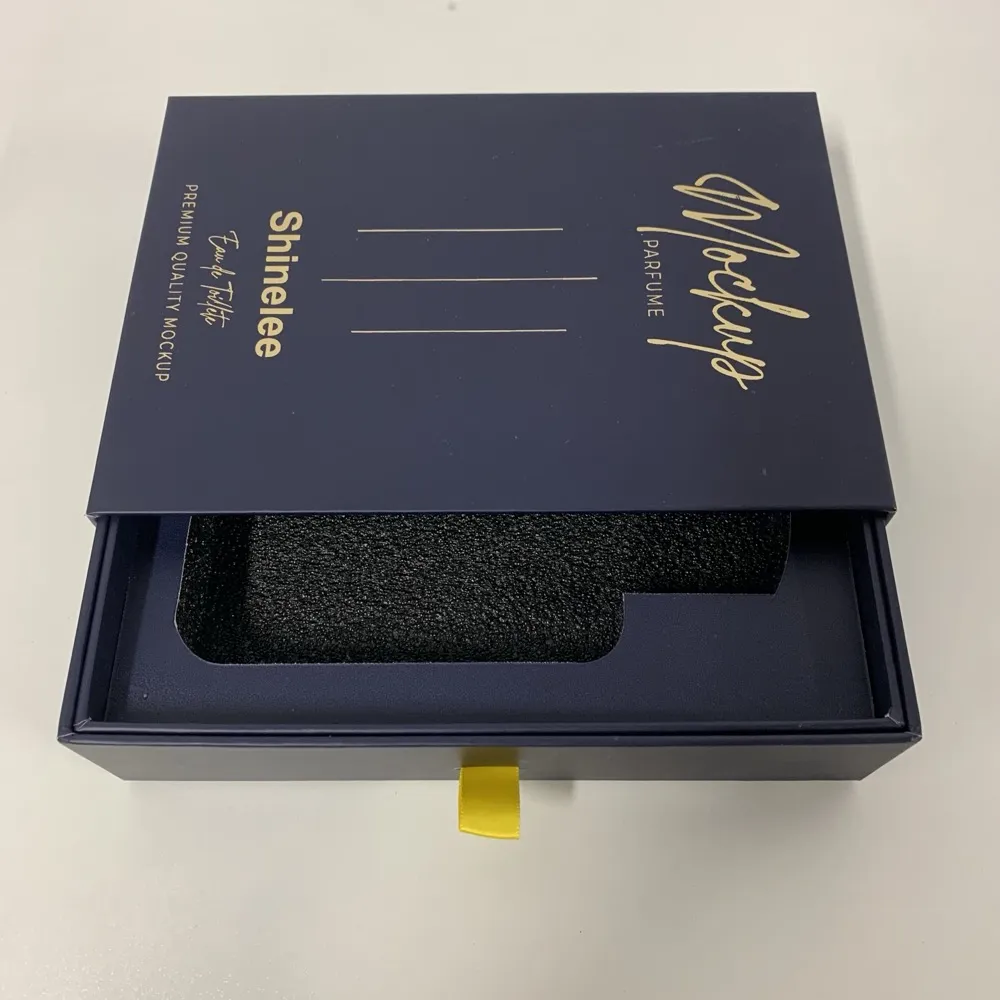 Premium Magenta Ribbon Drawer Perfume Box Thumbnail 18