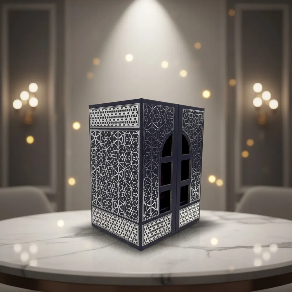 Arabesque Gatefold Double Door Oud Box Thumbnail 8
