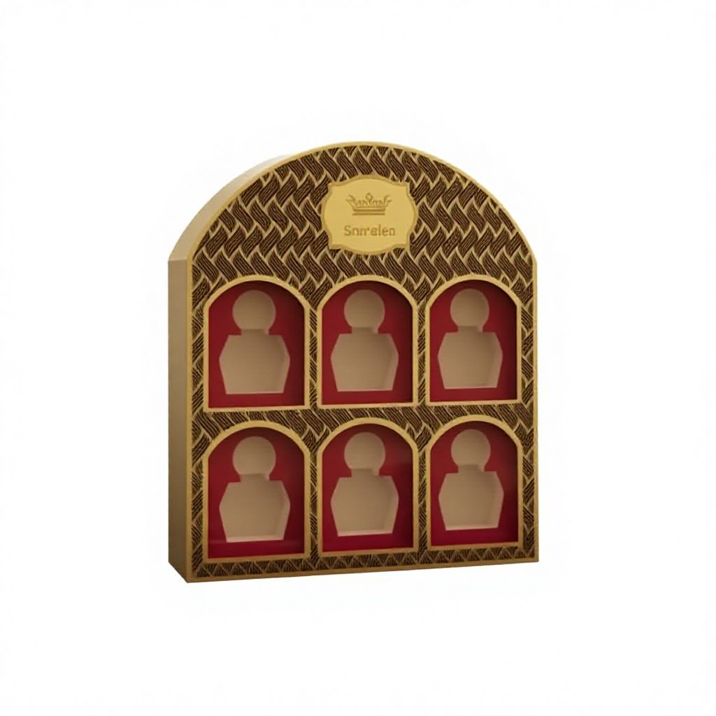 Arched Single Door Fragrance Discovery Display Box