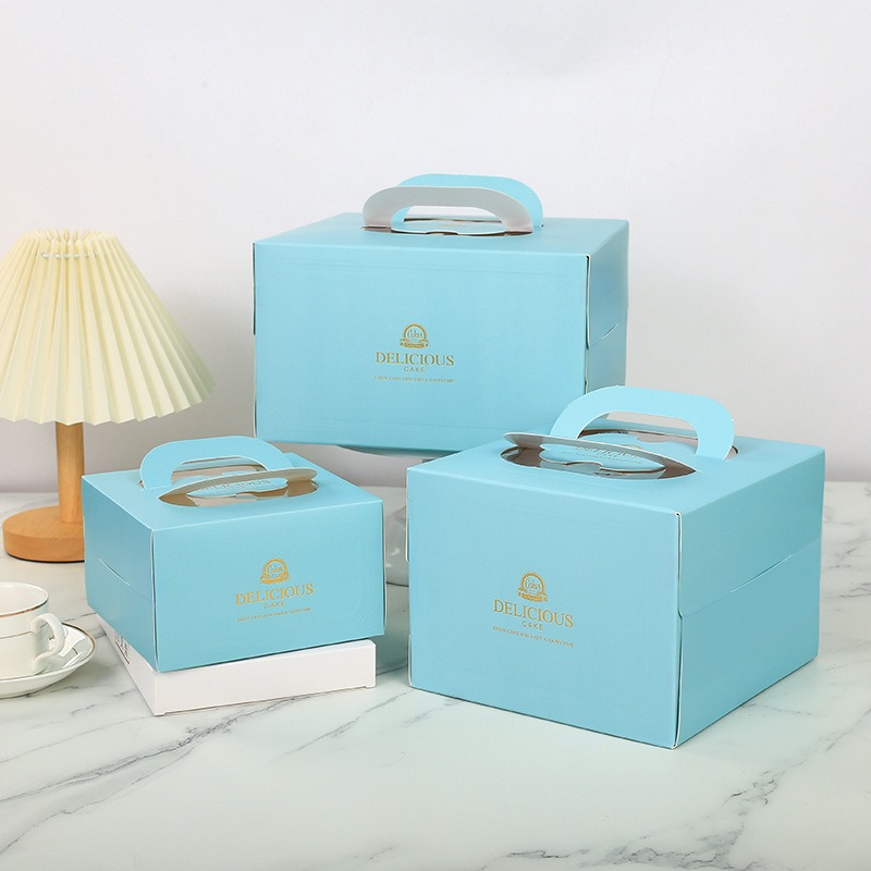 Custom Window Handle Cake Box