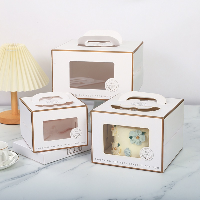 Custom Window Handle Cake Box Thumbnail 2
