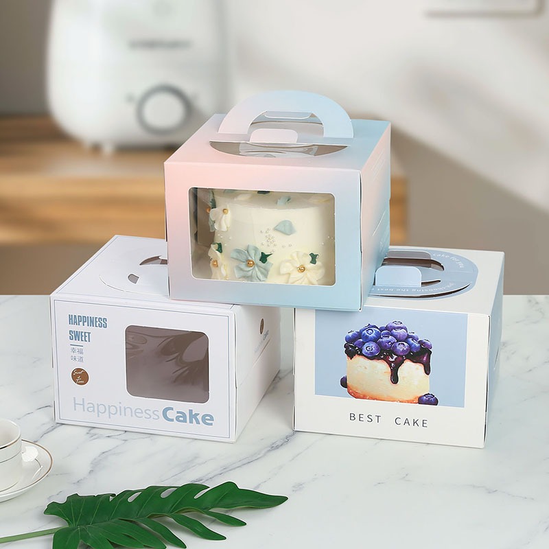 Custom Window Handle Cake Box Thumbnail 4