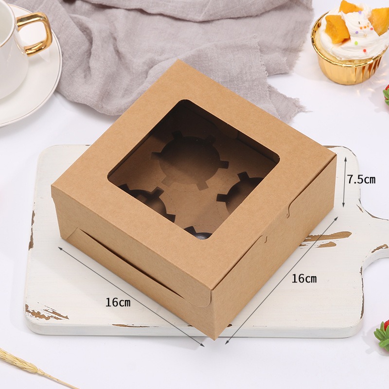 Custom 4-Piece Cupcake Box Thumbnail 2