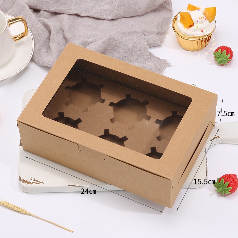 Custom 6-Piece Cupcake Box Thumbnail 2