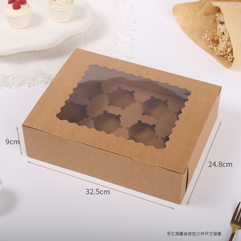 Custom 6-Piece Cupcake Box Thumbnail 3