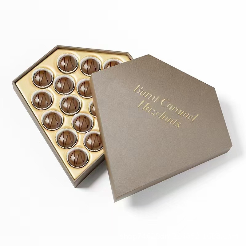 Custom Geometric Chocolate Gift Box Thumbnail 2