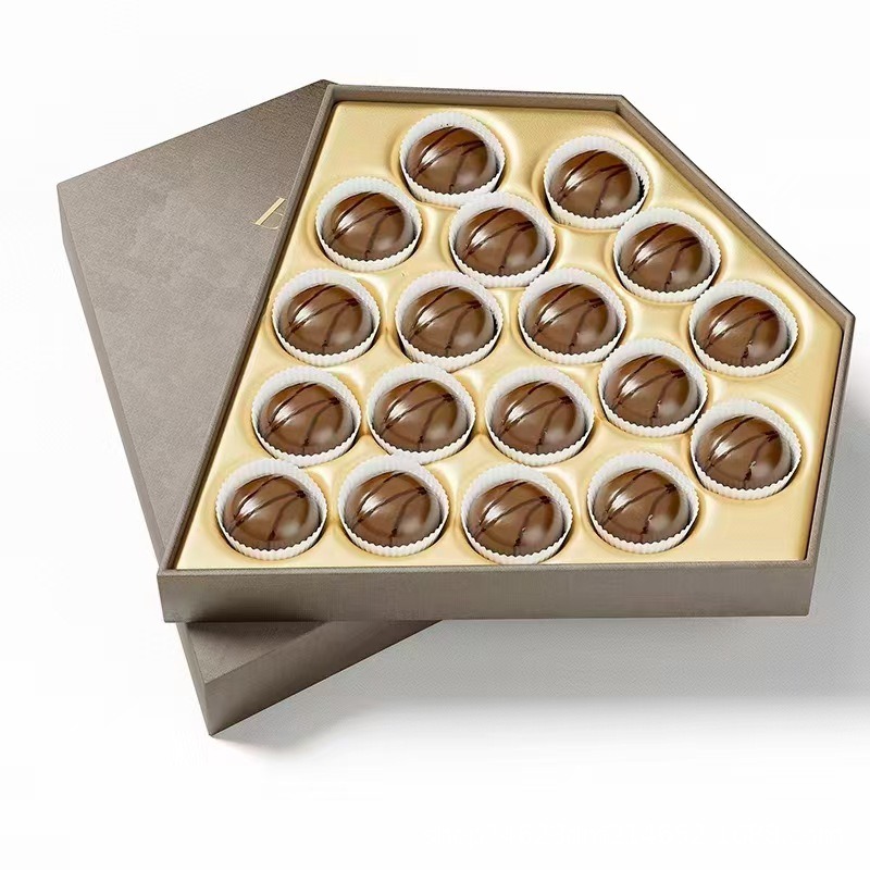 Custom Geometric Chocolate Gift Box Thumbnail 3