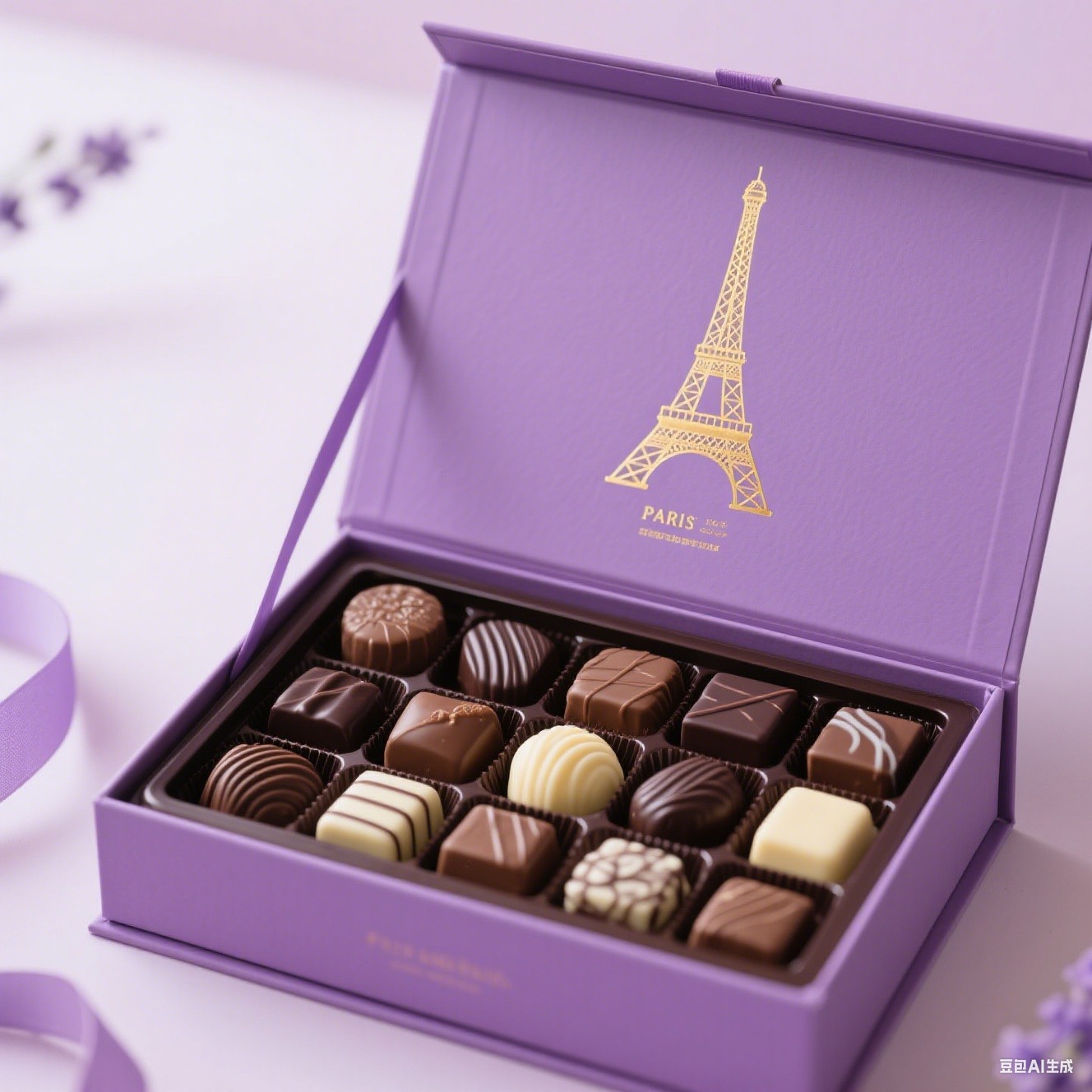 Custom Rigid Chocolate Gift Box Thumbnail 2