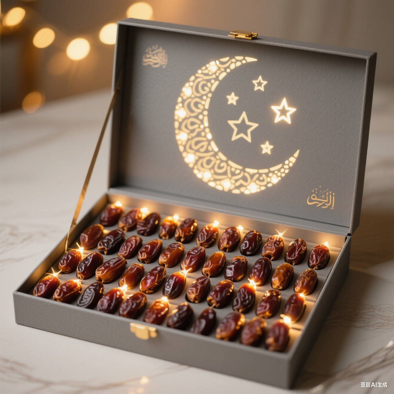 Custom Light-Up Dates Gift Box