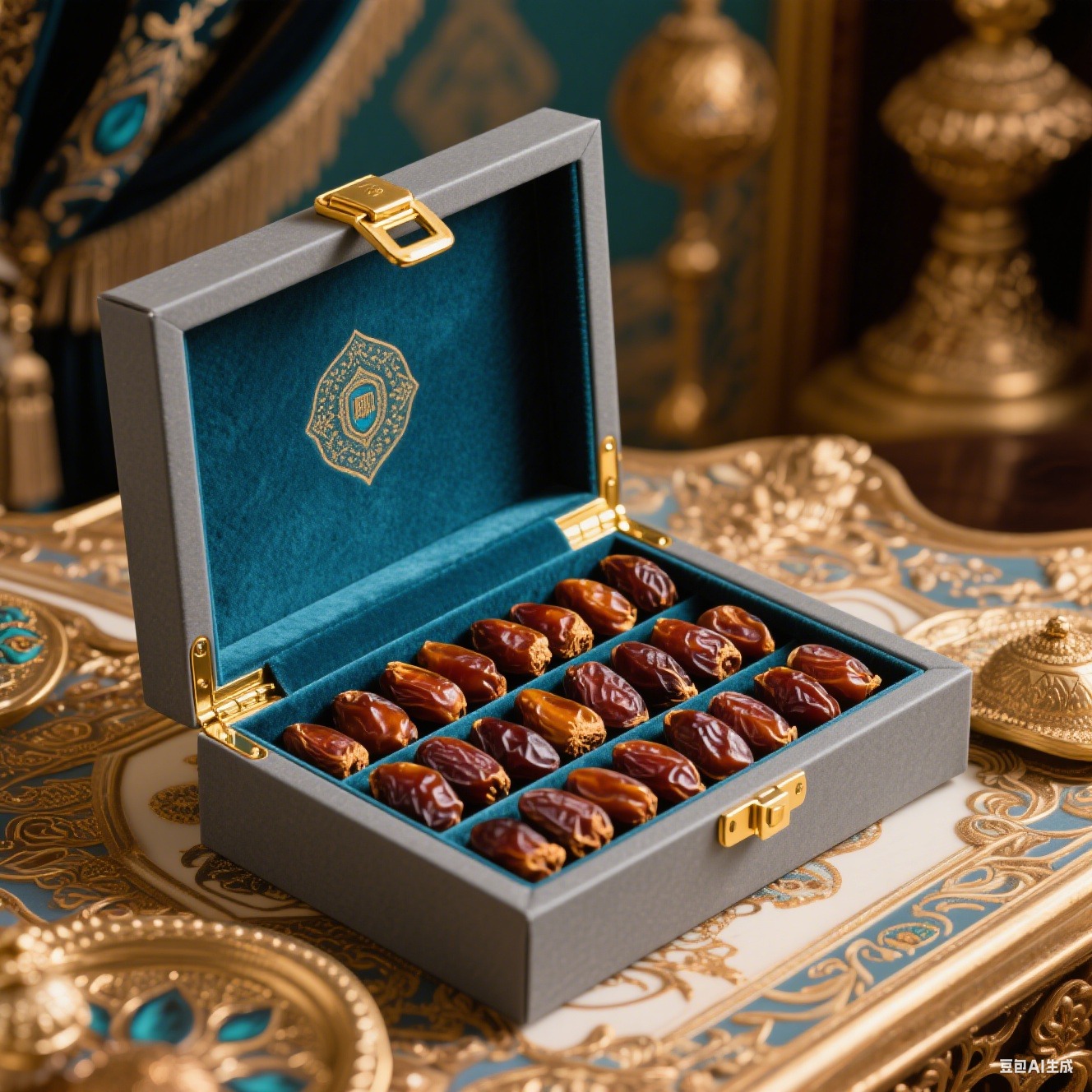Custom Velvet Dates Gift Box Thumbnail 3