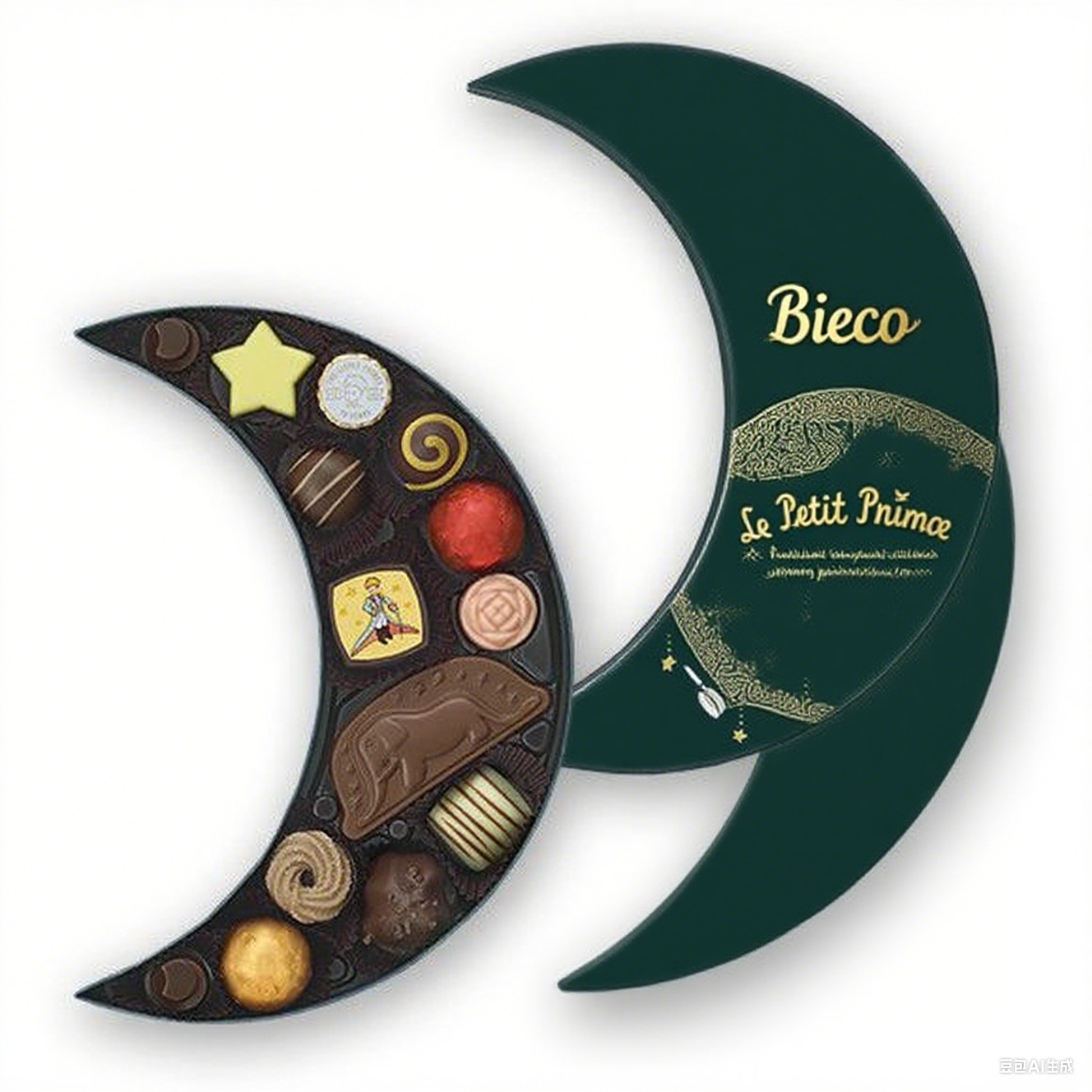 Custom Crescent Ramadan Chocolate Box