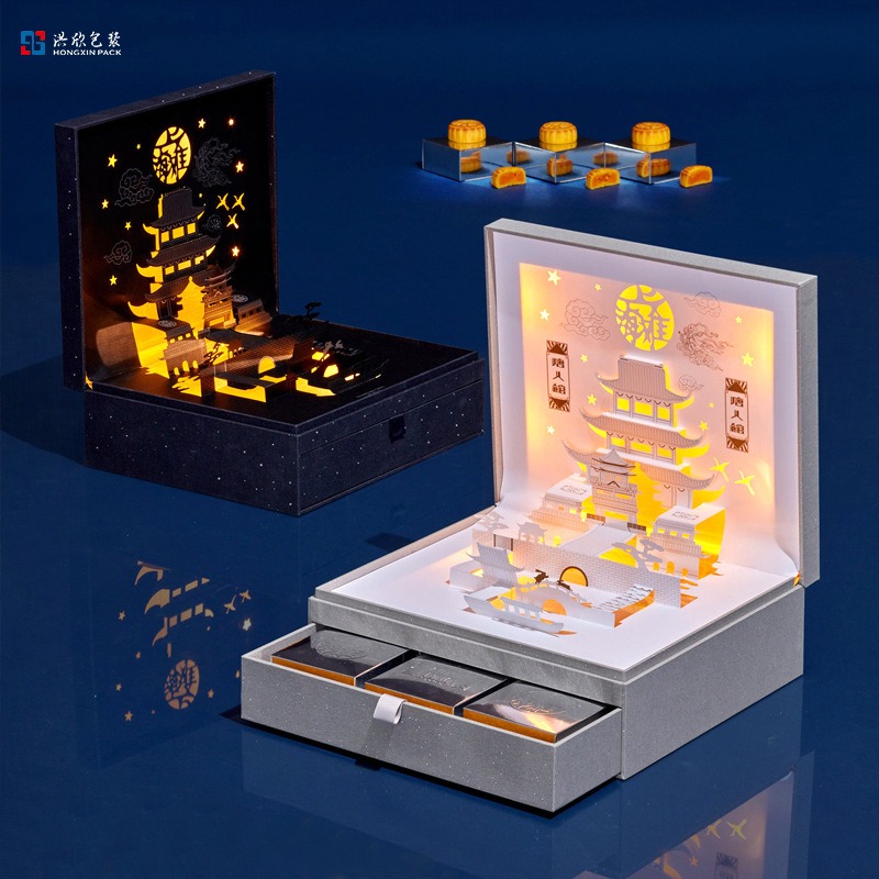 Custom Mooncake Gift Box Style 04 Thumbnail 4