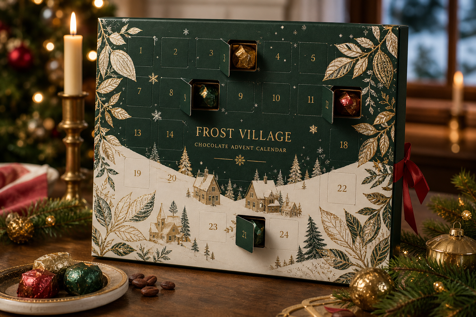 Christmas Countdown Chocolate Box