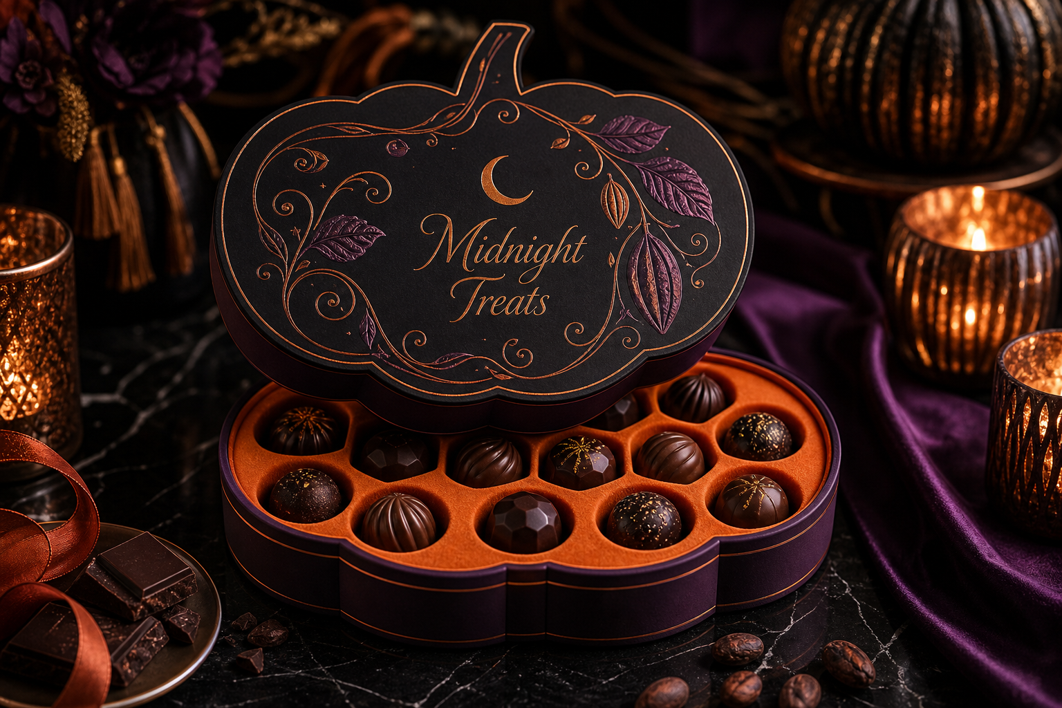 Halloween Shaped Chocolate Box