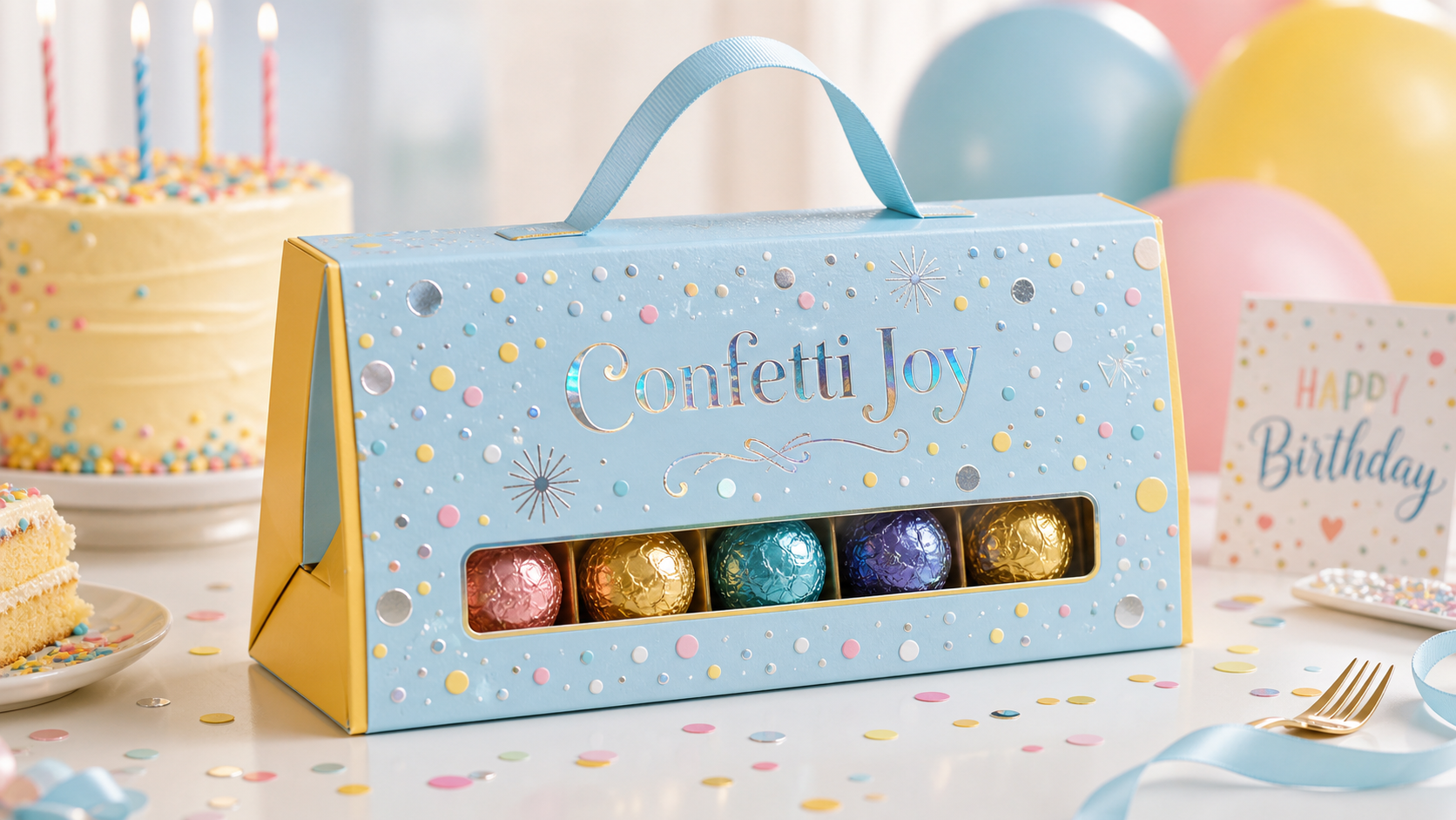 Birthday Card Chocolate Box