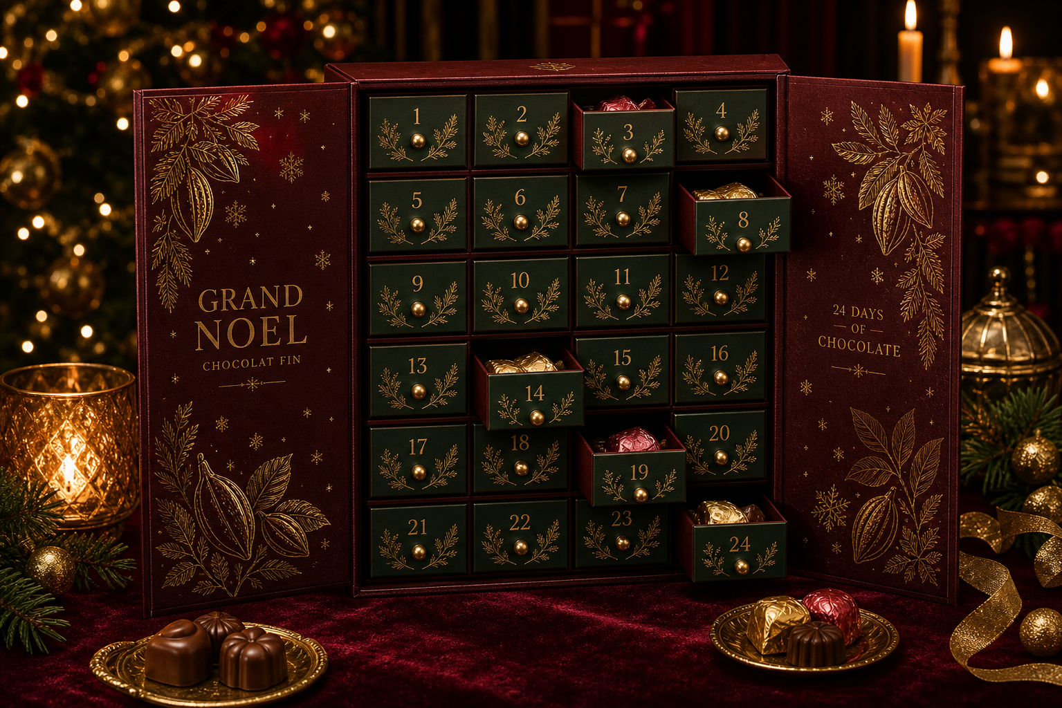 Luxury Christmas Calendar Box