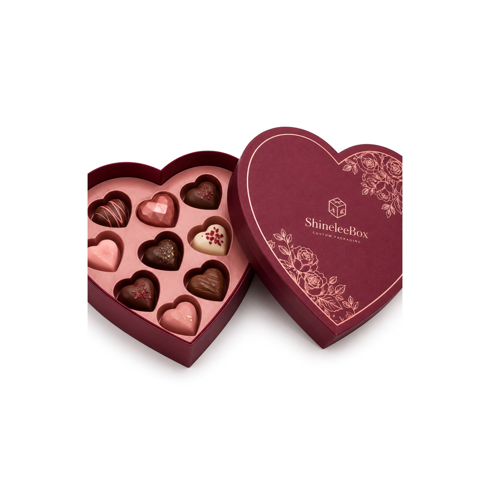 Heart Shaped Chocolate Gift Box Thumbnail 3