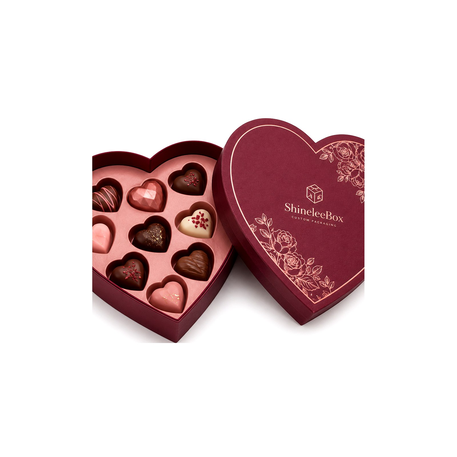 Heart Shaped Chocolate Gift Box Thumbnail 5