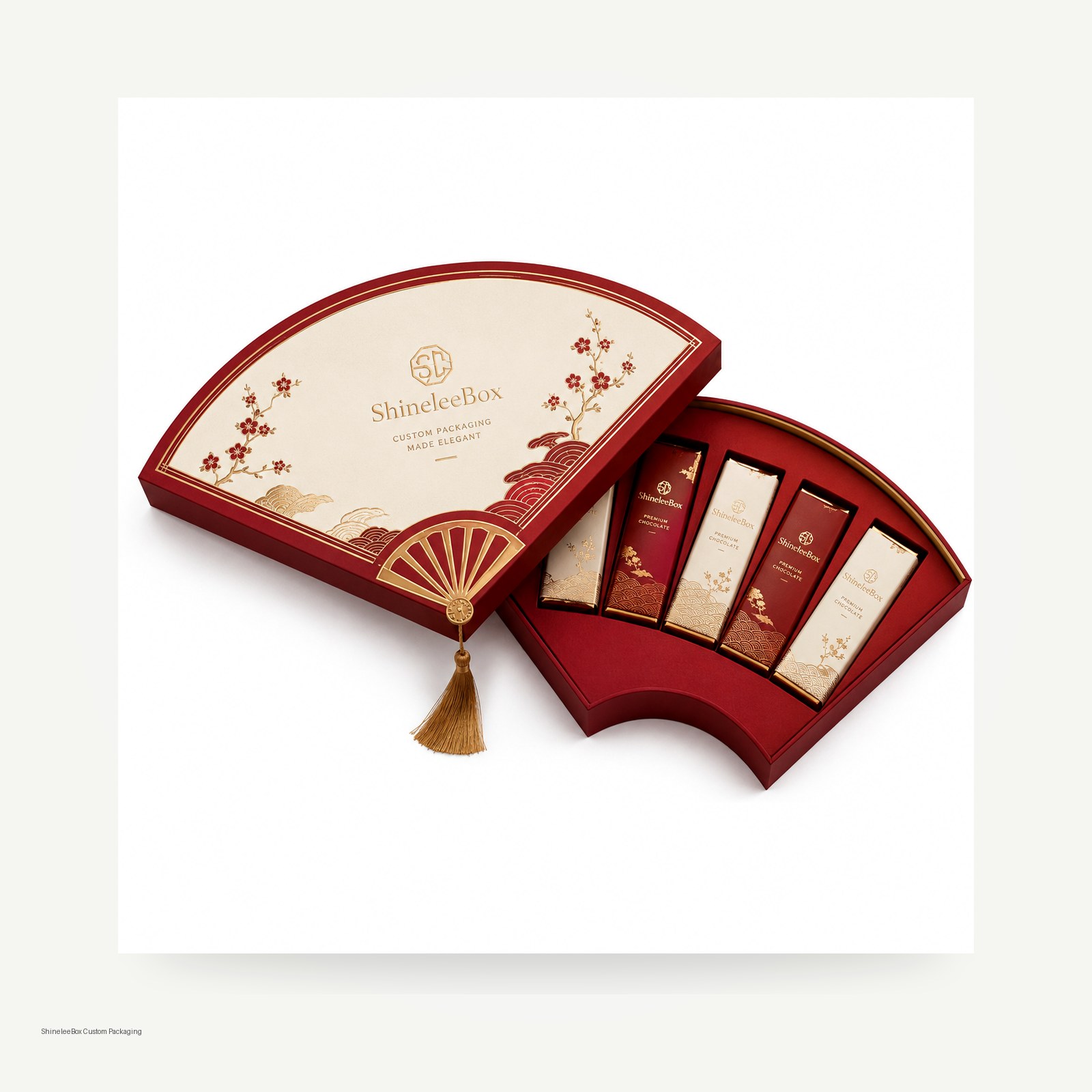 Fan Shaped Chocolate Gift Box Thumbnail 7