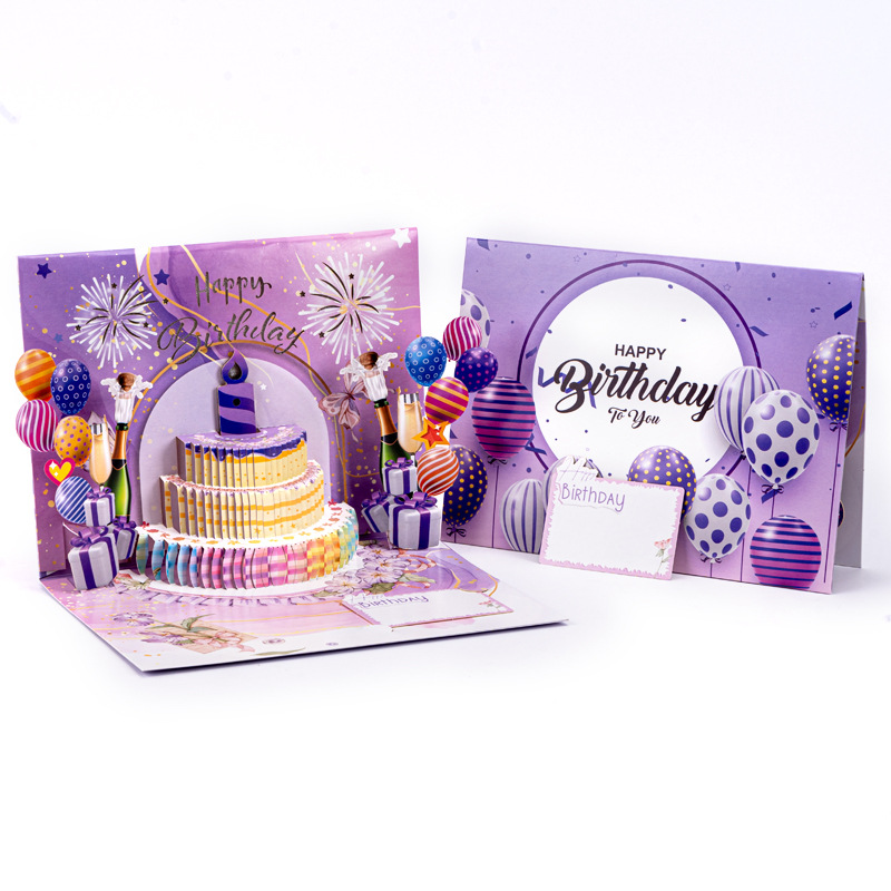 Interactive 3D Pop-Up Birthday Card with Light and Music Thumbnail 2