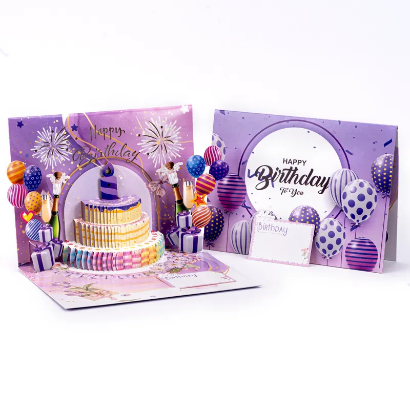 Interactive 3D Pop-Up Birthday Card with Light and Music Thumbnail 4