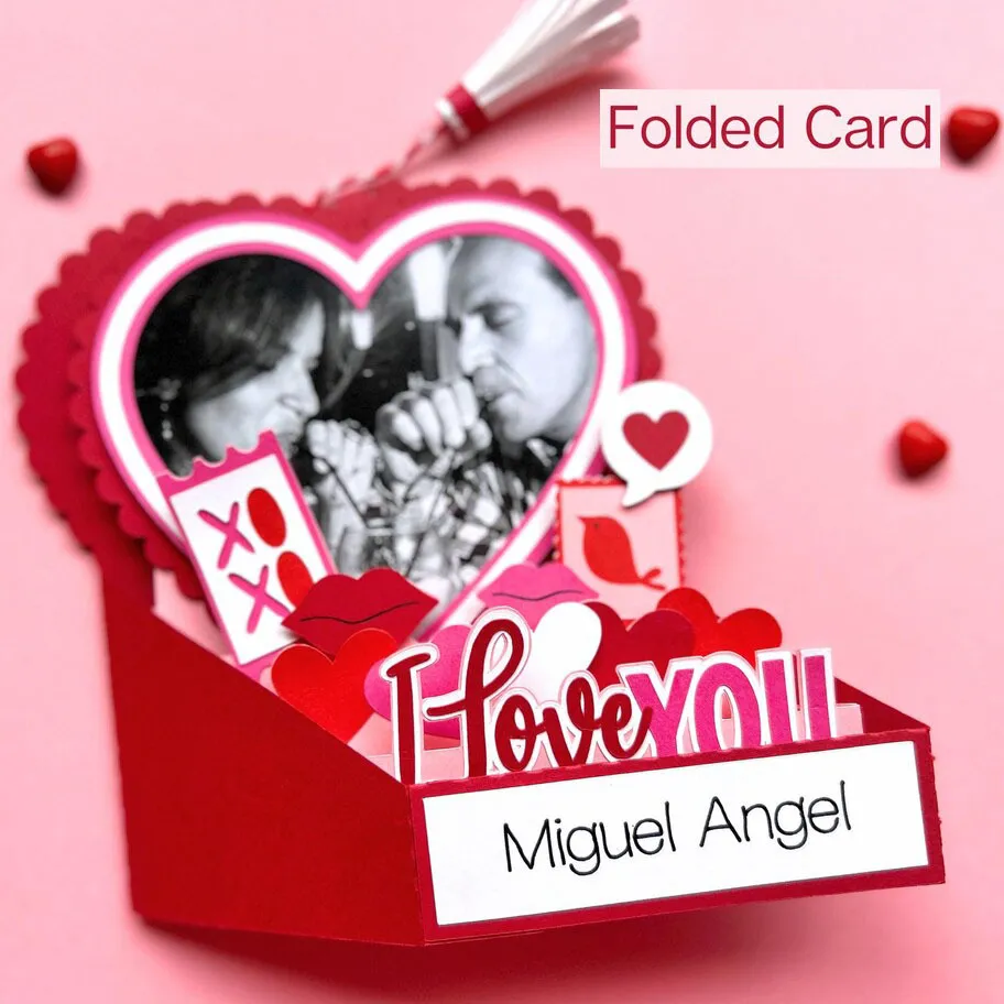 Custom 3D Pop-Up Romantic Photo Frame Greeting Card Thumbnail 4