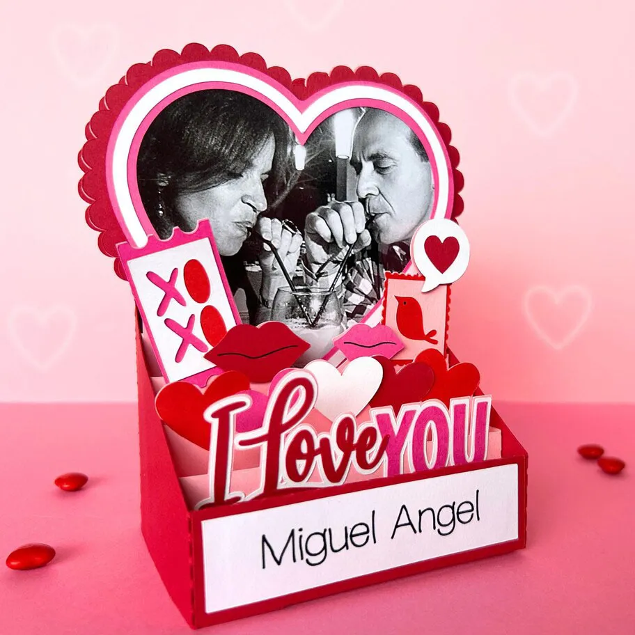 Custom 3D Pop-Up Romantic Photo Frame Greeting Card Thumbnail 6