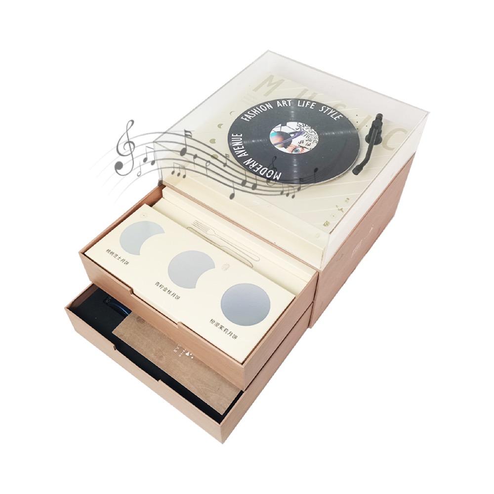 Music Vinyl Player Gift Box