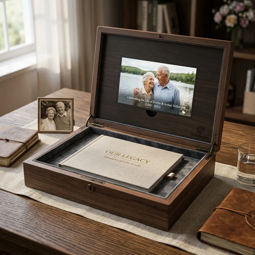 In Loving Memory Video Tribute Box with 7 Inch Display Thumbnail 2
