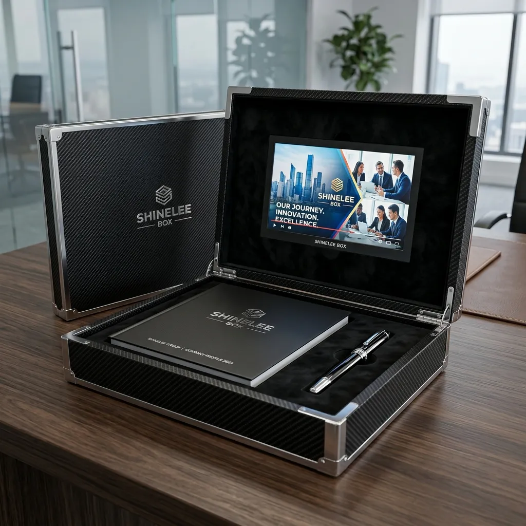Premium Corporate VIP Video Gift Box A4 Size with LCD Thumbnail 2