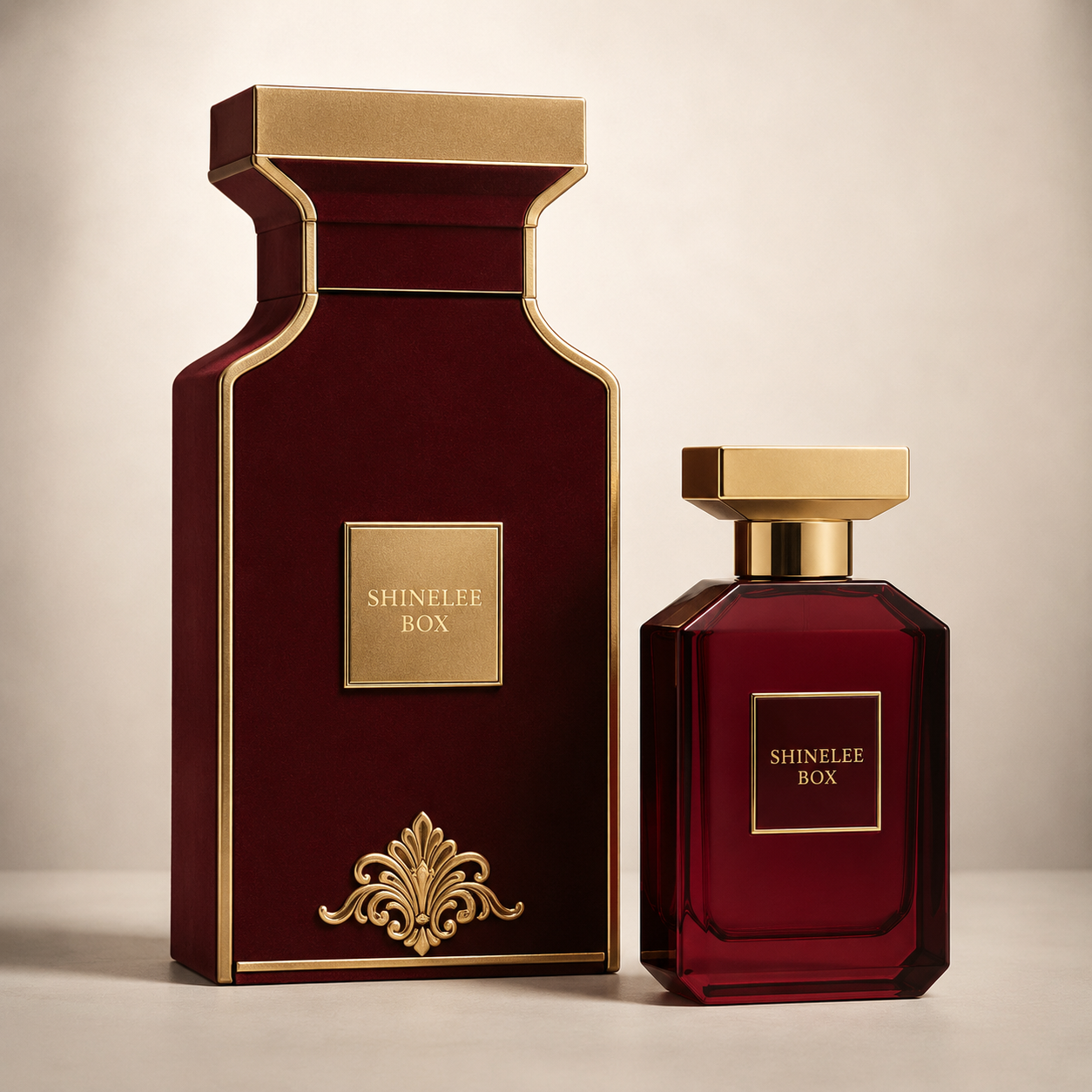 Bespoke Perfume Bottle Shape Gift Box