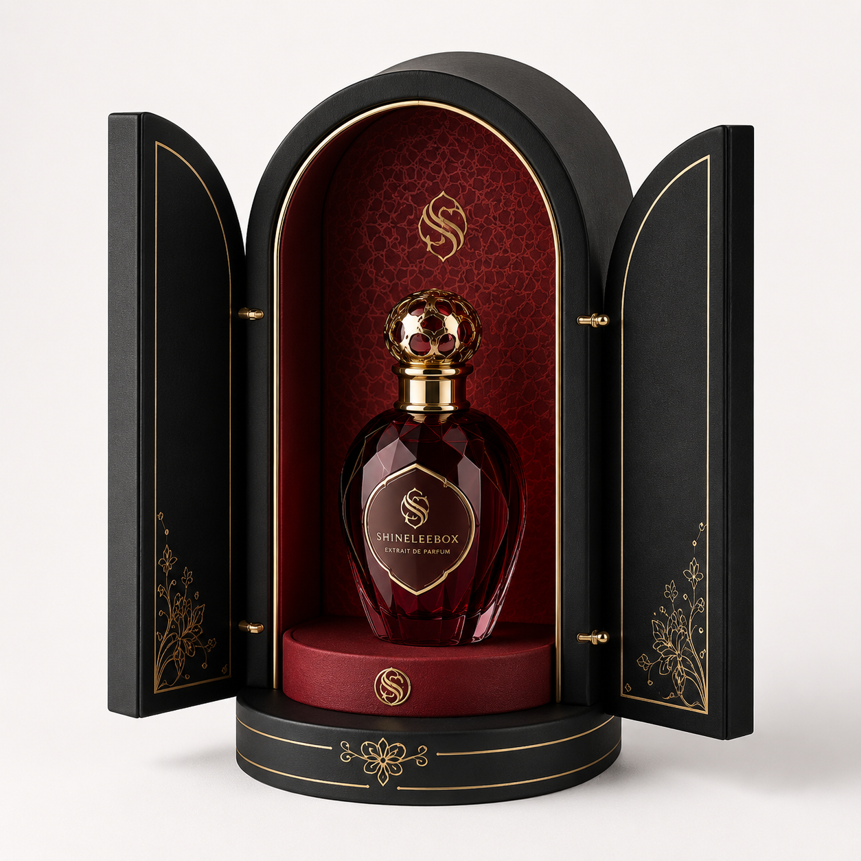 Luxury Double Door Arch Display Perfume Box