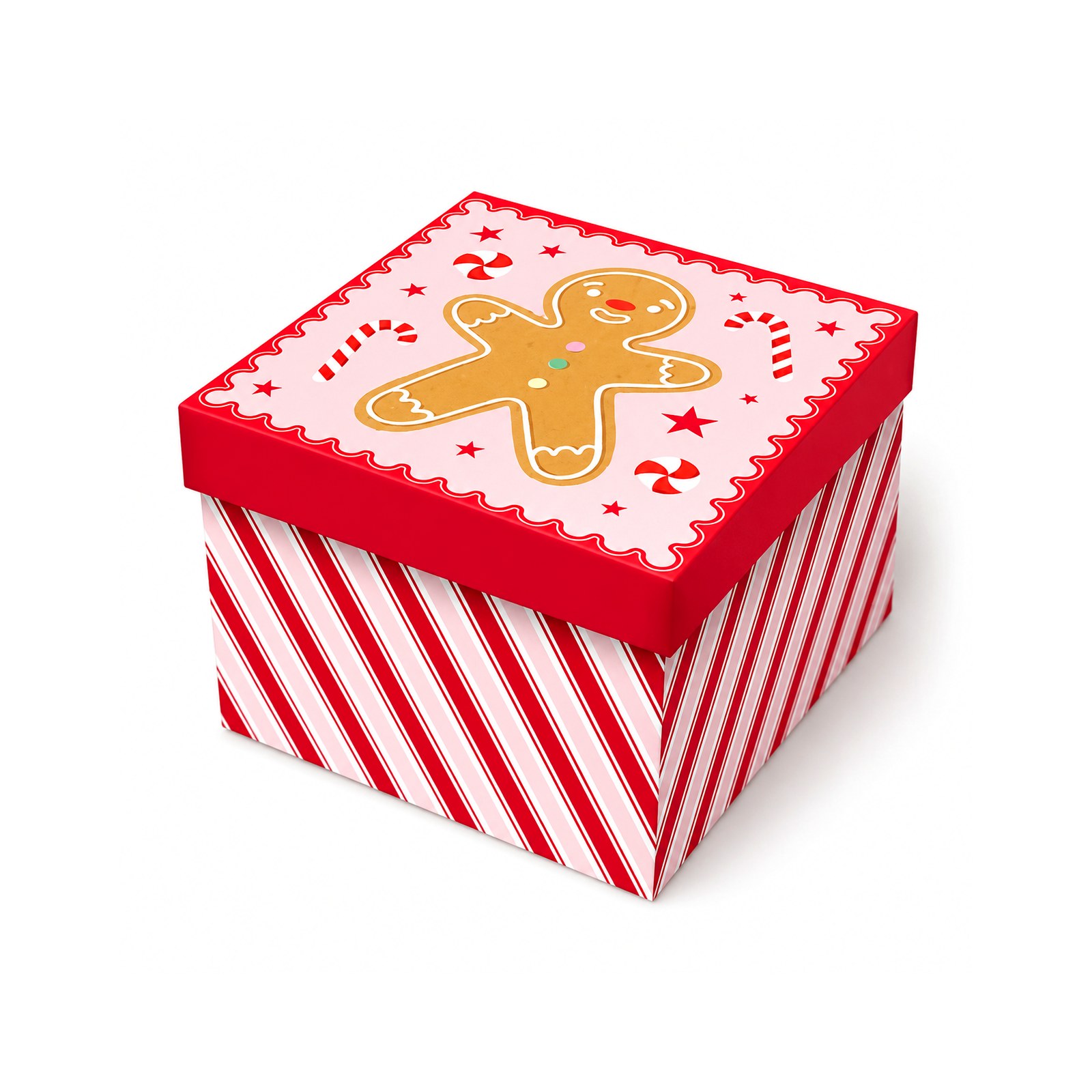 Christmas Gingerbread Gift Box