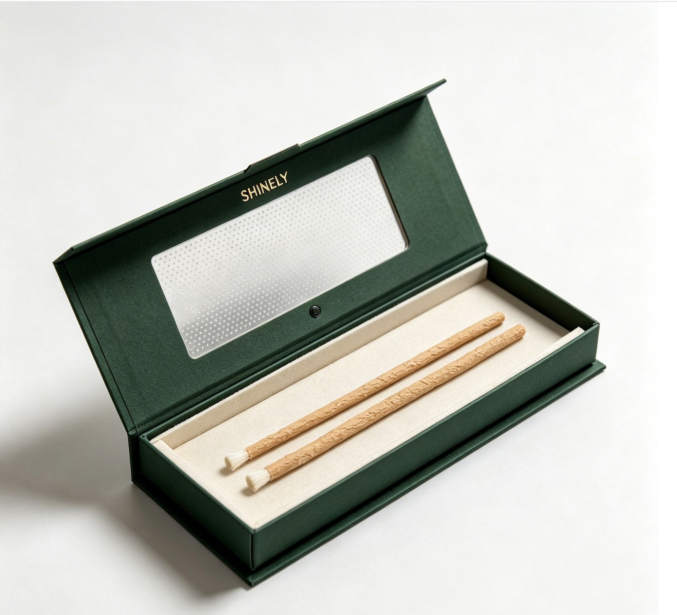 Premium Rigid Miswak Gift Box with Breathable Window